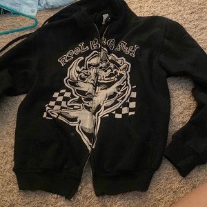 Small Reel Big Fish zip up hoodie